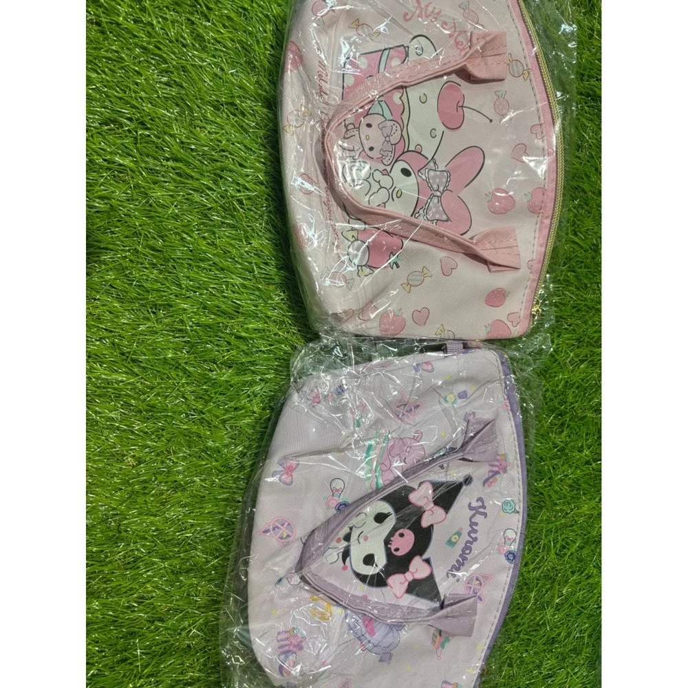 Lot of 8 Sanrio Hello Kitty My Melody Kuromi Cinnamoroll Mini Tote Bag ZPouch